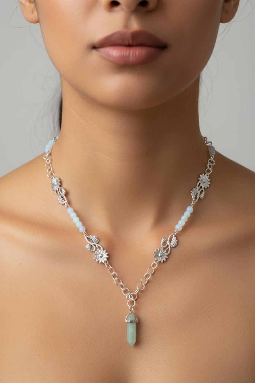 Aventurine Pendant Necklace